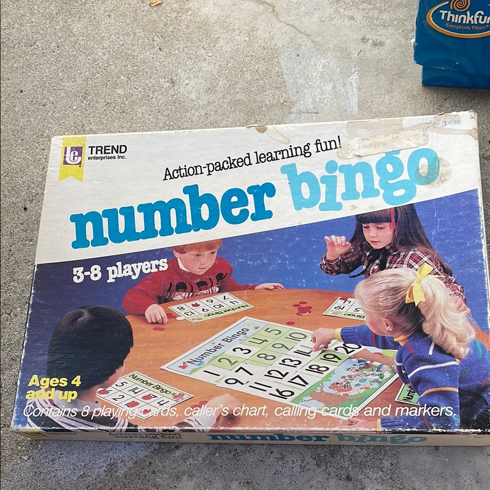 Trend Action -Packed Learning Fun Number Bingo Ages 4 +